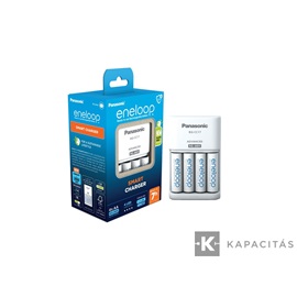 eneloop K-KJ17MCD40E akkumulátor töltő 4 db 2000mAh AA akkumulátorral