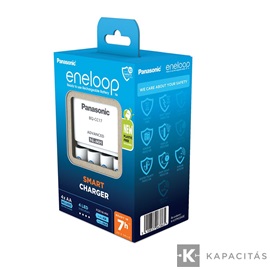 eneloop K-KJ17MCD40E akkumulátor töltő 4 db 2000mAh AA akkumulátorral