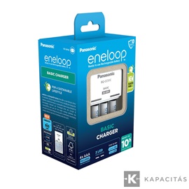 eneloop K-KJ51MCD04E akkumulátor töltő időzítővel 4 db AAA 800mAh akkumulátorral