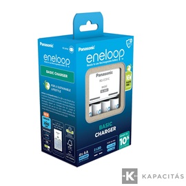 eneloop K-KJ51MCD40E akkumulátor töltő 4 db 2000mAh AA akkumulátorral