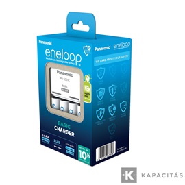 eneloop K-KJ51MCD40E akkumulátor töltő 4 db 2000mAh AA akkumulátorral